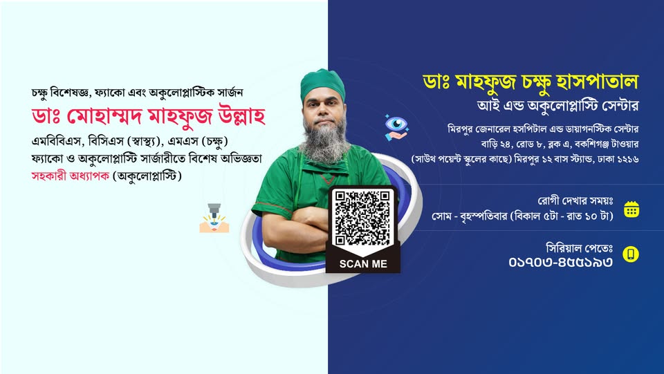 Dr. Mahfuj Eye Hospital - Eye & Oculoplasty Centre